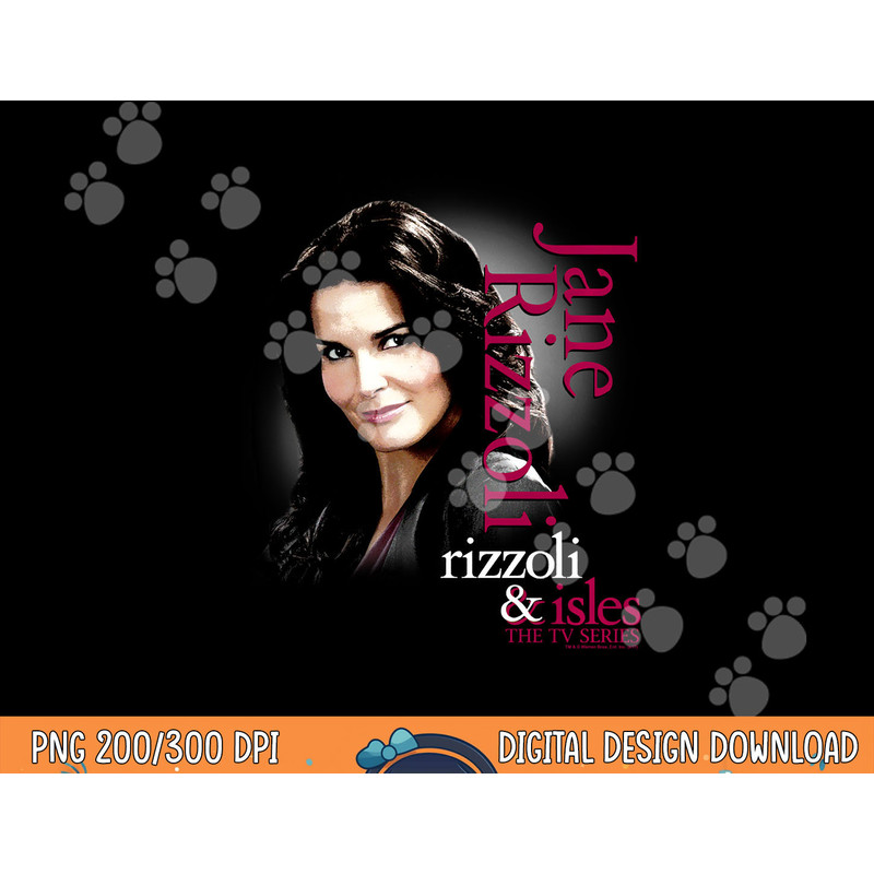Rizzoli & Isles Jane Rizzoli Longsleeve T Shirt Long Sleeve  png, sublimation .jpg