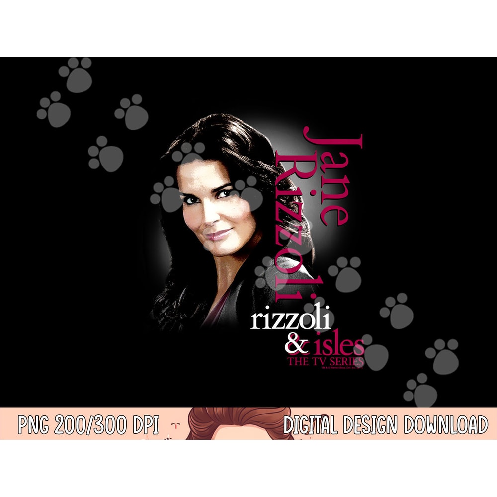 Rizzoli & Isles Jane Rizzoli Longsleeve T Shirt Long Sleeve png, sublimation .jpg