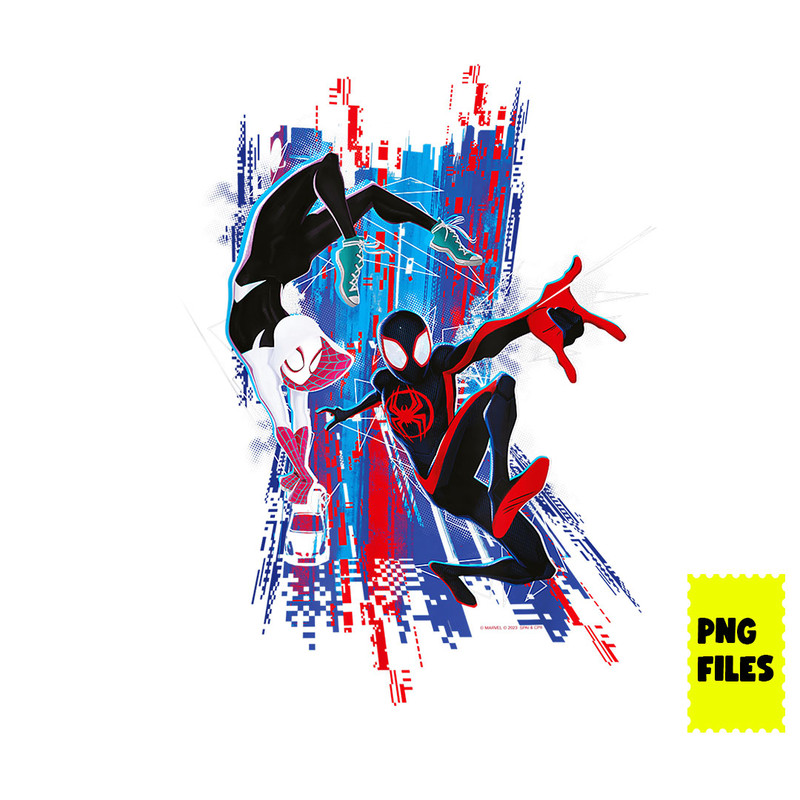 Alelliott-Marvel-Spider-Man_-Across-the-Spider-Verse-Miles-and-Gwen-T-Shirt.jpeg