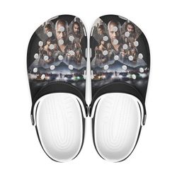fast and furious crocs, fast and furious clog shoes unisex, movie sandals, movie clog shoes, movie crocs