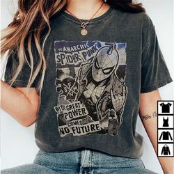 retro spider punk shirt, spider-man across the spider-verse shirt v3, spider-man 2023 shirt, marvel shirt, marvel fan gi