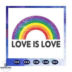 love is love rainbow svg, rainbow heart svg, lgbt svg, lesbian gift, lgbt shirt, lgbt pride, gay pride svg, lesbian gift