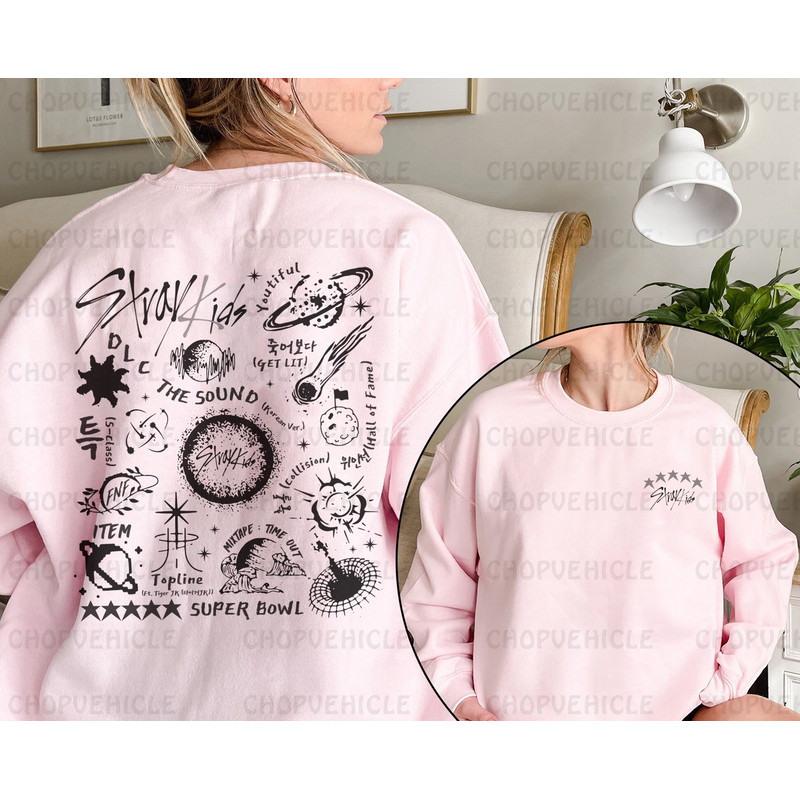 5-STAR Tracklist Stray Kids Sweatshirt, Bang Chan, Lee Know, Changbin, Hyunjin, Han, Felix, Seungmin, IN Sweater, S-Class, SKZ 5 Star - 3.jpg