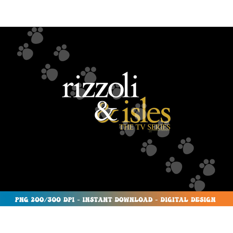 Rizzoli & Isles Logo png, sublimation.jpg