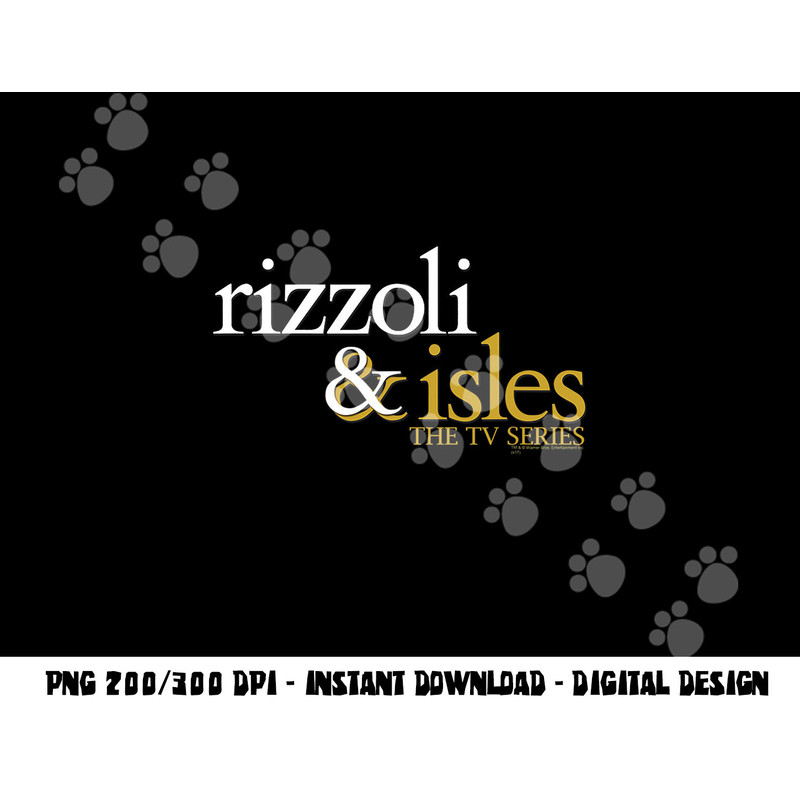 Rizzoli & Isles Logo png, sublimation .jpg