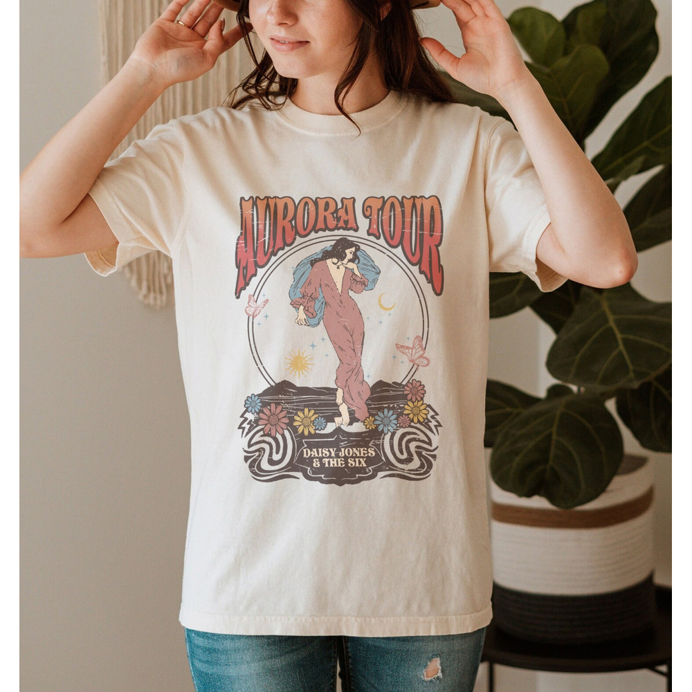 Retro The Aurora Tour 1978-79 Shirt, Vintage Daisy Jones & The Six Shirt, Brilliant Taylor Jenkins Reid Shirt, Aurora World Tour Tee - 2.jpg