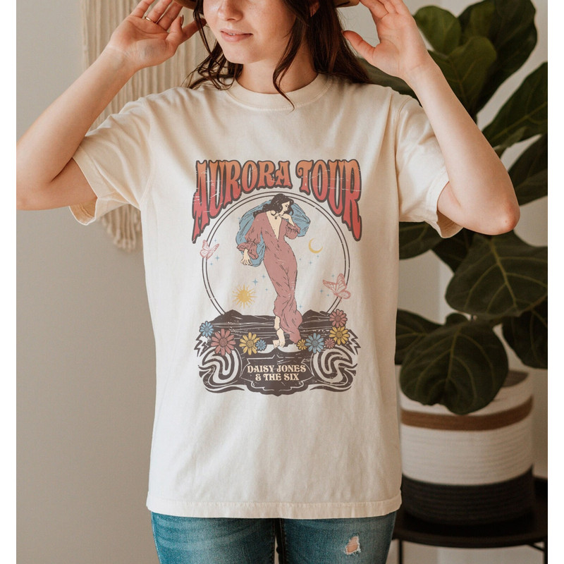 Retro The Aurora Tour 1978-79 Shirt, Vintage Daisy Jones & The Six Shirt, Brilliant Taylor Jenkins Reid Shirt, Aurora World Tour Tee - 2.jpg