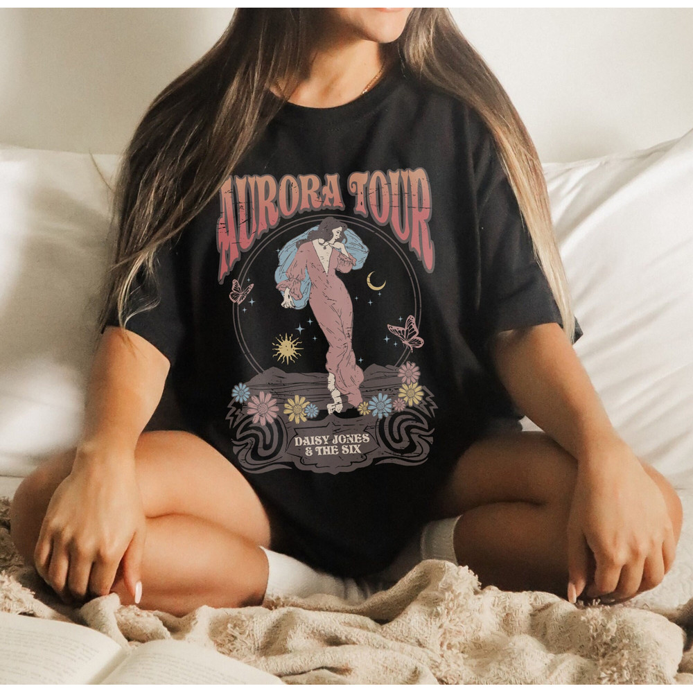 Retro The Aurora Tour 1978-79 Shirt, Vintage Daisy Jones & The Six Shirt, Brilliant Taylor Jenkins Reid Shirt, Aurora World Tour Tee - 3.jpg