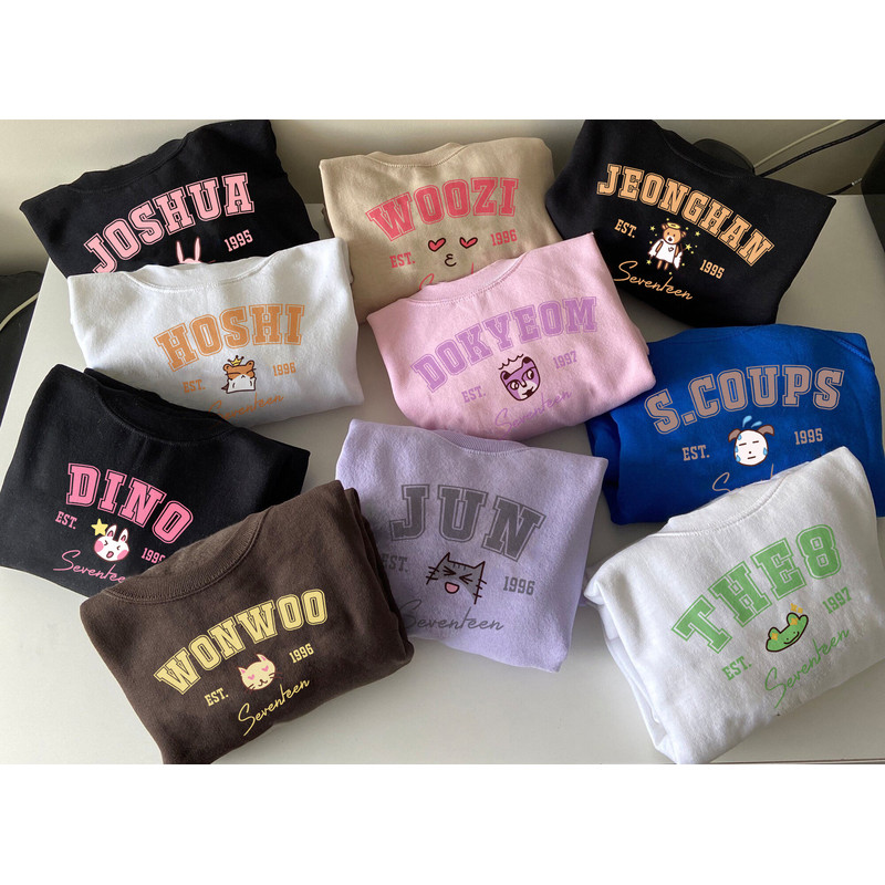 Seventeen Characters Shirt, Seventeen World Tour 2022 Be The Sun Shirt, Seventeen SCoups, Jeonghan, Joshua, Jun, Hoshi, Wonwoo, The8, DK - 1.jpg