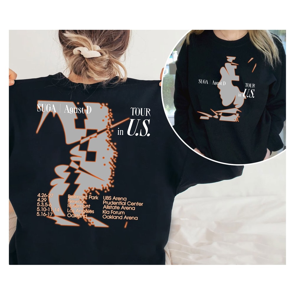SUGA Agust D World Tour Sweatshirt, Agust D BTS Suga Sweatshirt, Suga On Tour 2023 Shirt, Suga Daechwita Hoodie, Min Yoongi Tee, Bangtan Tee - 1.jpg