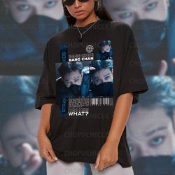 unisex retro bang chan 5-star stray kids shirt, s