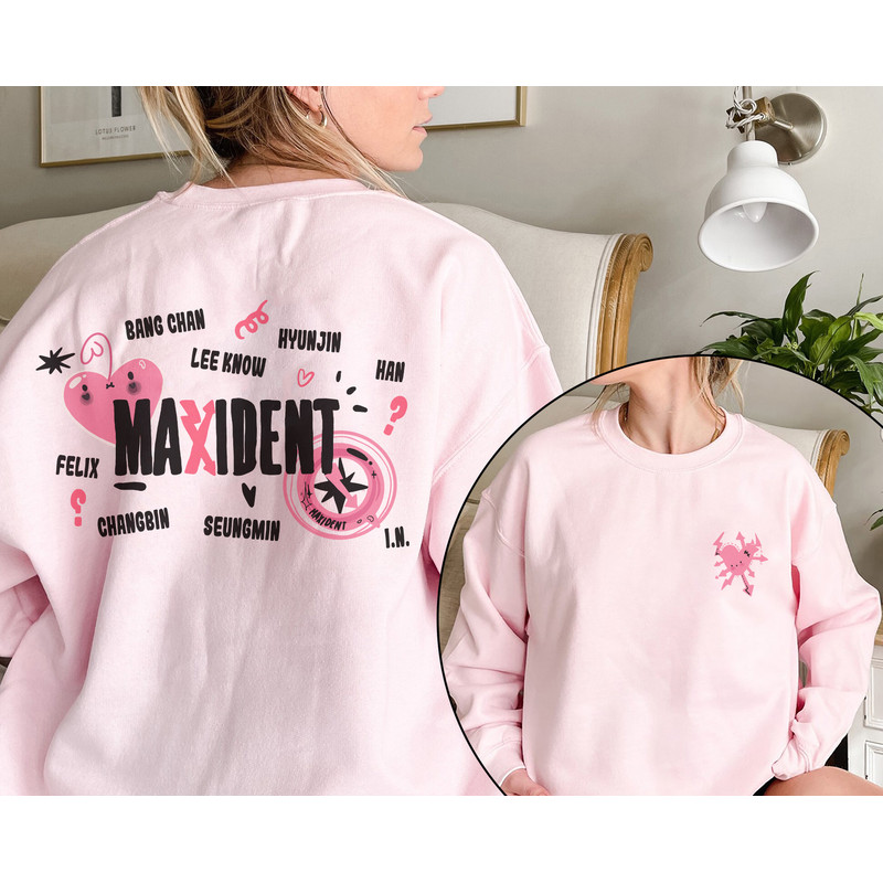 Unisex Sweatshirt Maxident Stray Kids, Bang Chan, Lee Know, Changbin, Hyunjin, Han, Felix, Seungmin, IN Sweater, Maxident New Album, Maniac - 3.jpg