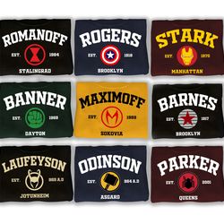 avengers team sweatshirt, marvel superhero team, r
