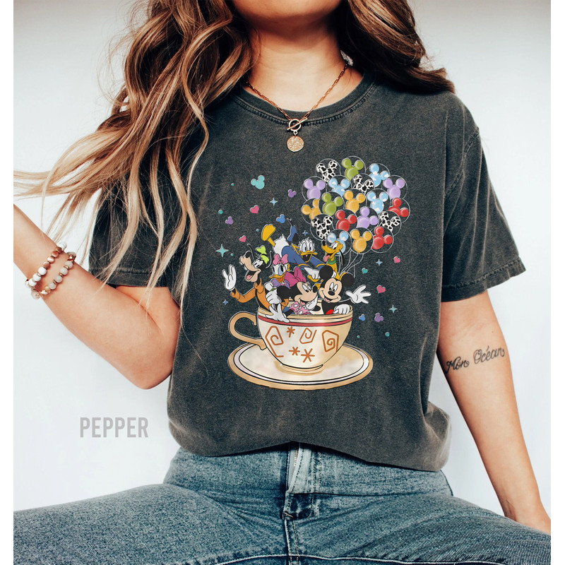 Comfort Colors Disney Balloons Shirt, Mickey And Friends Balloons Shirt, Disney Best Day Ever, Disneyland Shirt, Disney Trip Shirt, Disney - 3.jpg