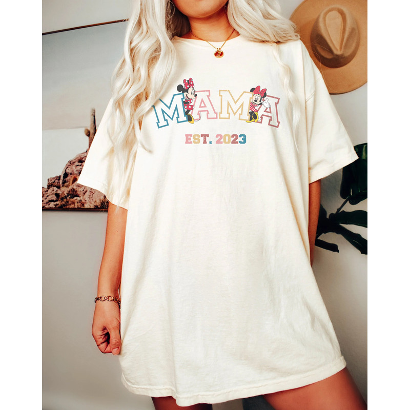 Comfort Colors Disney Mama Mickey And Friend Shirt, Disney Mama 2023 Shirt, Mother Day Disney Shirt, Disney Minnie, Disney Mom, Mother's Day - 2.jpg