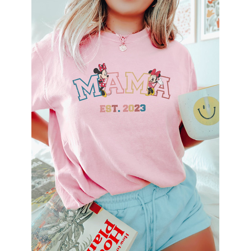 Comfort Colors Disney Mama Mickey And Friend Shirt, Disney Mama 2023 Shirt, Mother Day Disney Shirt, Disney Minnie, Disney Mom, Mother's Day - 3.jpg