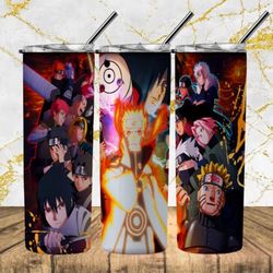 anime one piece skinny tumbler, anime pink hair girl 20oz skinny tumbler, anime sublimation 30oz skinny tumbler