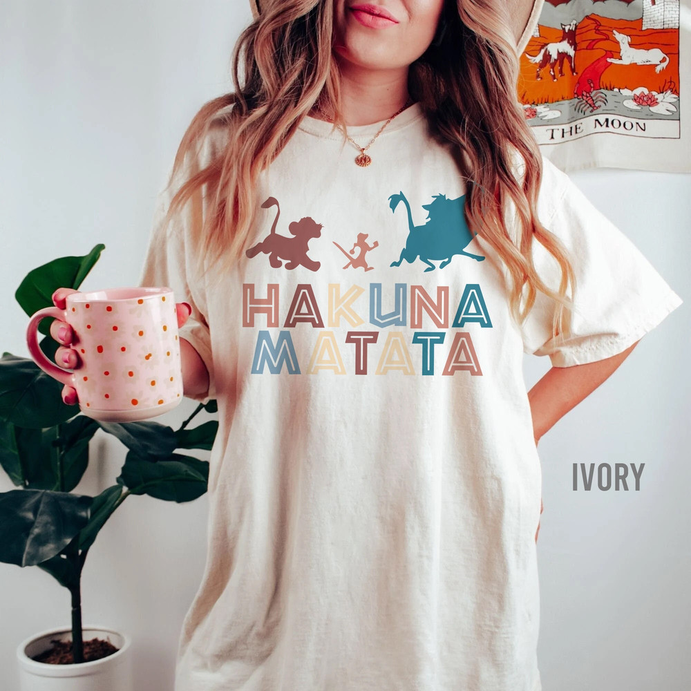 Comfort Colors Hakuna Matata Shirt, Disney family shirt, Disney Trip Shirt, Animal Kingdom shirt, Lion king shirt ,Disney Shirt, Disney Tee - 1.jpg