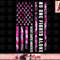 No One Fight Alone American Flag Breast Cancer Awareness png, instant download.jpg