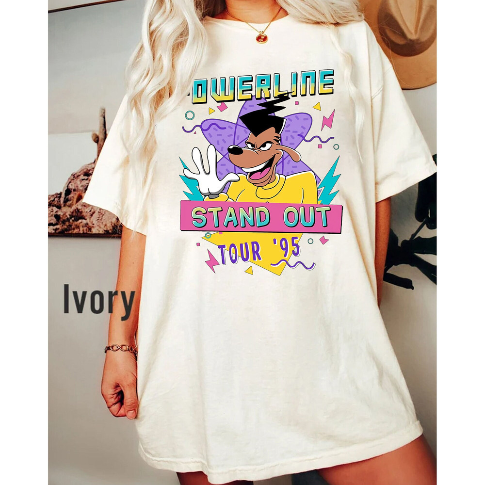Comfort Colors Powerline Stand Out Tour 95 Shirt, Sweater, Hoodie, Vintage Goofy Movie Powerline Shirt, Stand Out Tour Goofy Movie Shirt - 2.jpg