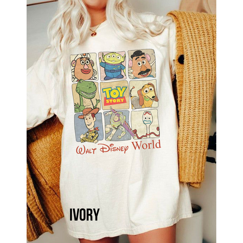 Comfort Colors Retro Disney Pixar Toy Story 95 Distressed Colorful Shirt, Buzz Lightyear, Toy Story Shirt, Comfort Colors Disney Shirt - 2.jpg