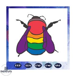 bisexual bee, rainbow svg, leseither way, lesbian gift, lgbt shirt, lgbt pride, gay pride svg, lesbian gifts, gift for b