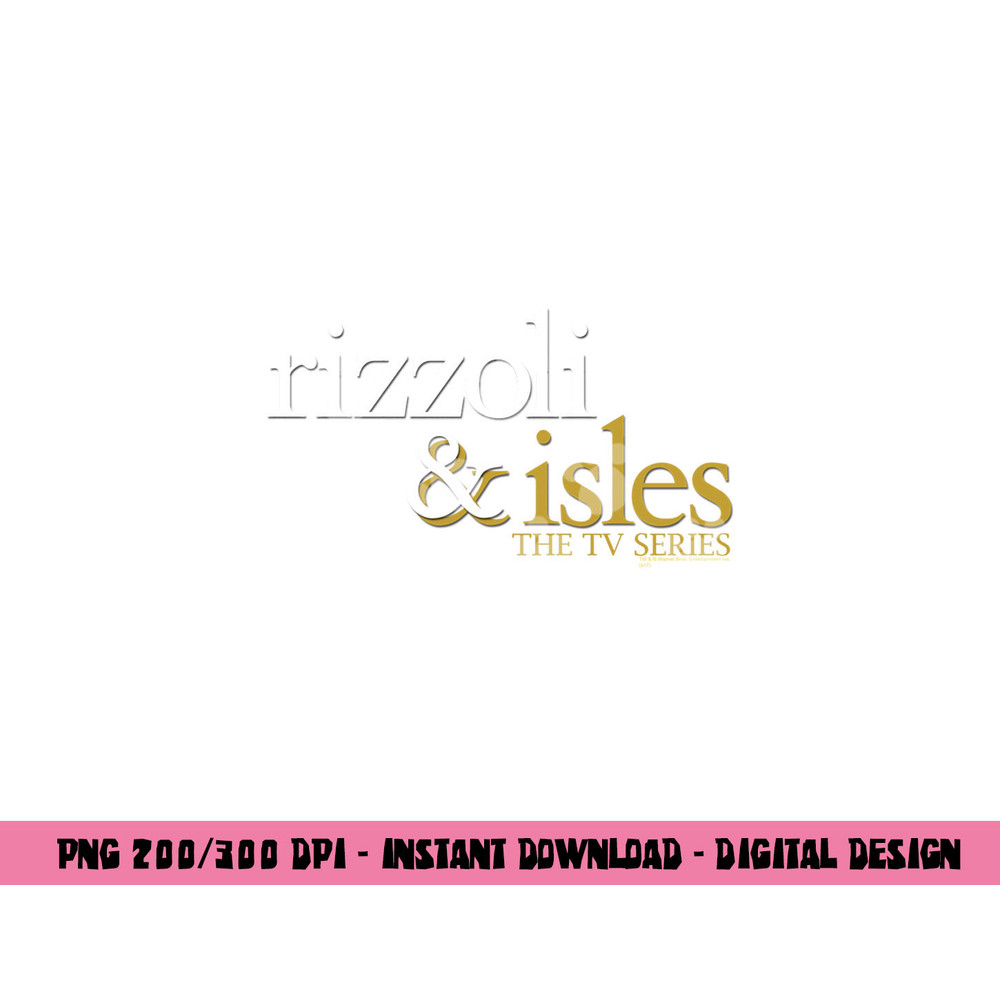 Rizzoli & Isles Logo Longsleeve T Shirt Long Sleeve png, sublimation .jpg