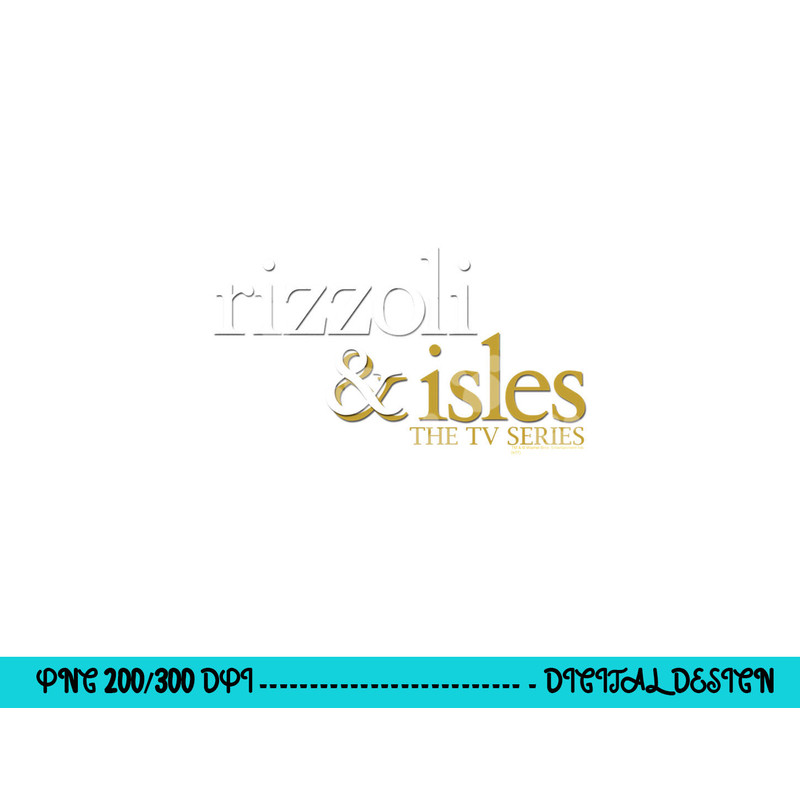 Rizzoli & Isles Logo Longsleeve T Shirt Long Sleeve png, sublimation .jpg