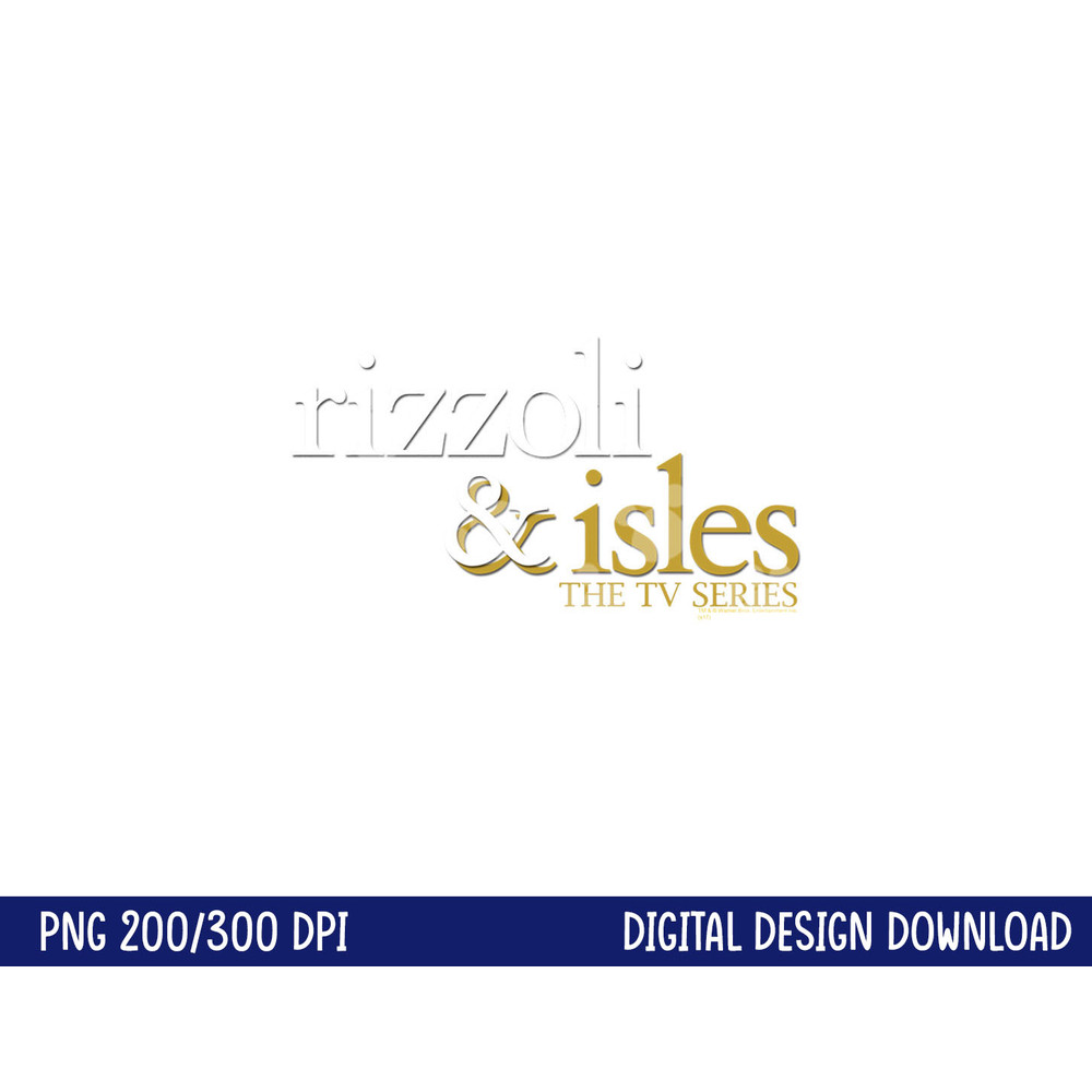 Rizzoli & Isles Logo Longsleeve T Shirt Long Sleeve png, sublimation .jpg