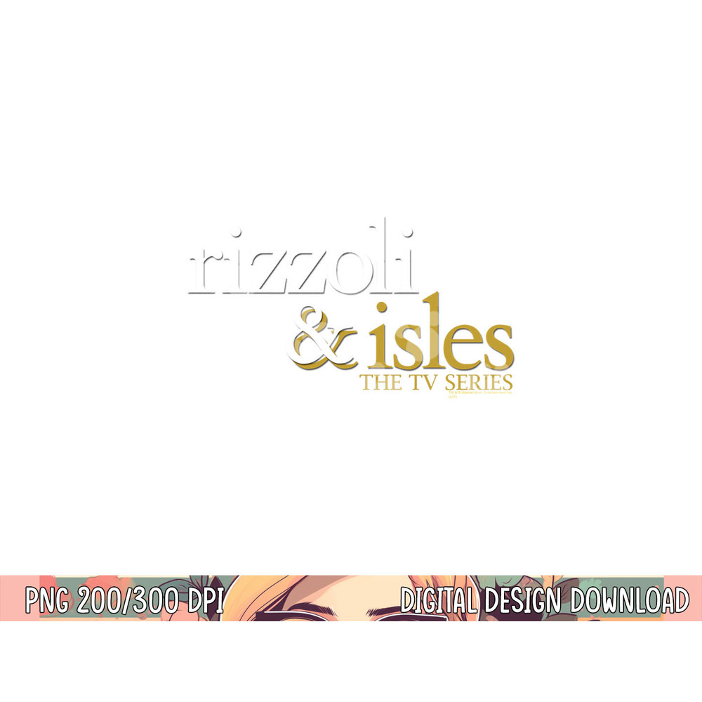 Rizzoli & Isles Logo Longsleeve T Shirt Long Sleeve png, sublimation .jpg