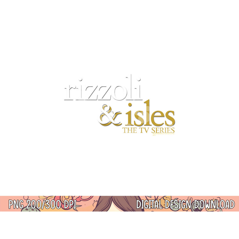 Rizzoli & Isles Logo Longsleeve T Shirt Long Sleeve png, sublimation .jpg