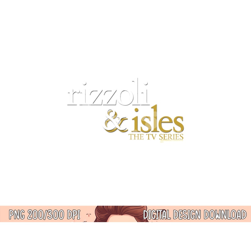 Rizzoli & Isles Logo Longsleeve T Shirt Long Sleeve png, sublimation .jpg