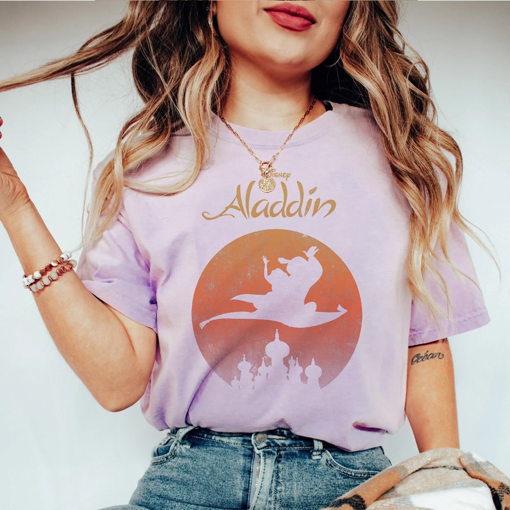 Comfort Colors Vintage Princess Jasmine Alladin Shirt,Disney Character Shirt,Vintage Disney Princess Shirt,Disney 2023,Disney Family Shirt - 1.jpg