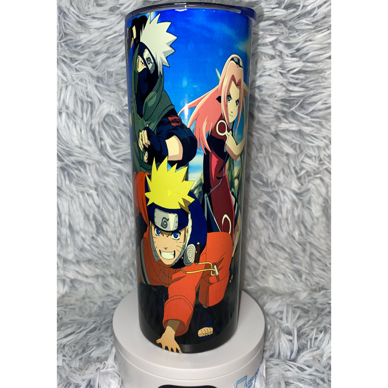 Forbidden Naruto Anime Techniques Tumbler, Naruto Anime Skinny Tumbler, Naruto Manga 20oz Skinny Tumbler, Naruto Tumbler.png