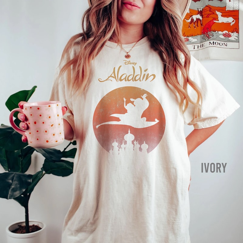 Comfort Colors Vintage Princess Jasmine Alladin Shirt,Disney Character Shirt,Vintage Disney Princess Shirt,Disney 2023,Disney Family Shirt - 2.jpg