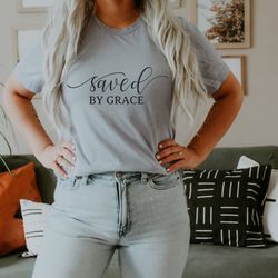 saved by grace jesus shirt christian shirts religi