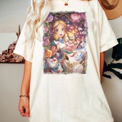 retro alice in wonderland shirt, disney princess alice shirt, vintage 90s disney