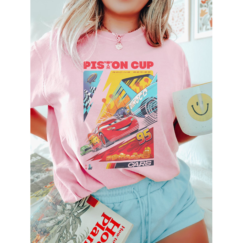 Comfort ColorsĀ® Retro Lightning Mcqueen Shirt, Disney Cars Shirt, Disney Shirt, Disney Pixar Shirt, Cars Birthday Shirt, Cars Land Shirt - 3.jpg