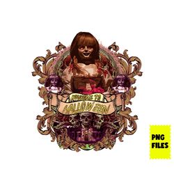 annabelle png, annabelle horror png, horror movie character png, halloween png, horror movie png, png digital file