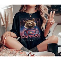 retro rocket racoon comfort colors shirt, marvel guardians of the galaxy 3, rocket racoon shirt, guardians of the galaxy