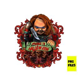 chuky horror png, chuky png, horror movie character png, halloween png, horror movie png, png digital file
