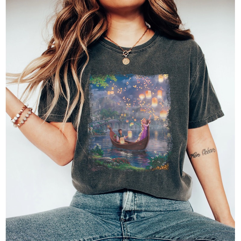 Disney Tangled Rapunzel Shirt, Rapunzel Shirt, Disney Rapunzel Shirt, Disney Tangled Shirt, Disney Trip Shirt, Comfort Colors Shirt - 3.jpg