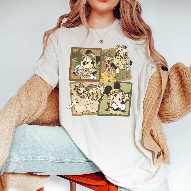 Retro Disney Animal Kingdom Mickey and Friends Comfort Colors Disney Wild Shirt Vintage Safari Mode Shirt Hakuna Matata Mickey Safari - 1.jpg