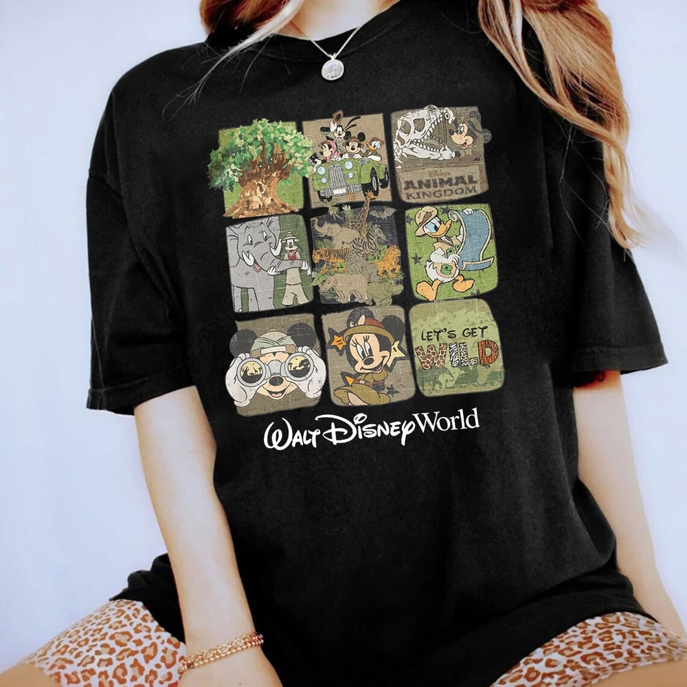 Retro Disney Animal Kingdom Mickey and Friends Comfort Colors Disney Wild Shirt Vintage Safari Mode Shirt Hakuna Matata Mickey Safari - 4.jpg