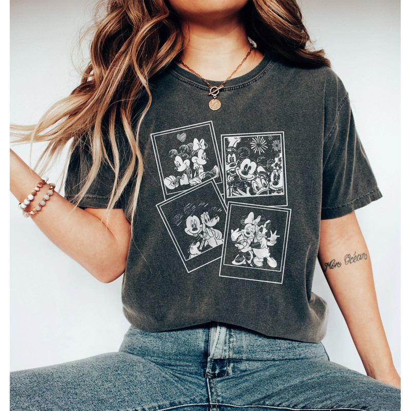 Retro Disney Mickey Polaroid Comfort ColorsĀ® Shirt, Mickey and Friends Shirt, Disneyland Shirt, Disneyworld Shirt, Disney Family Trip Shirts - 2.jpg