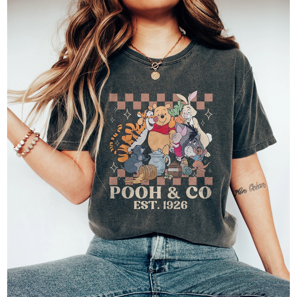 Retro Disney Winnie The Pooh Comfort ColorsĀ® Shirt, The Pooh and Friends, Winnie The Pooh Shirt, Disneyworld Shirt, Disney Family Trip Shirt - 1.jpg