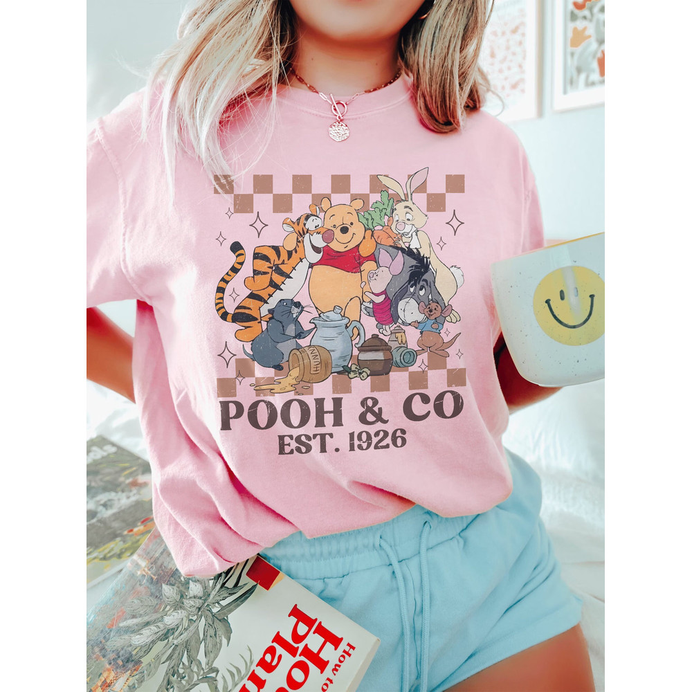 Retro Disney Winnie The Pooh Comfort ColorsĀ® Shirt, The Pooh and Friends, Winnie The Pooh Shirt, Disneyworld Shirt, Disney Family Trip Shirt - 3.jpg