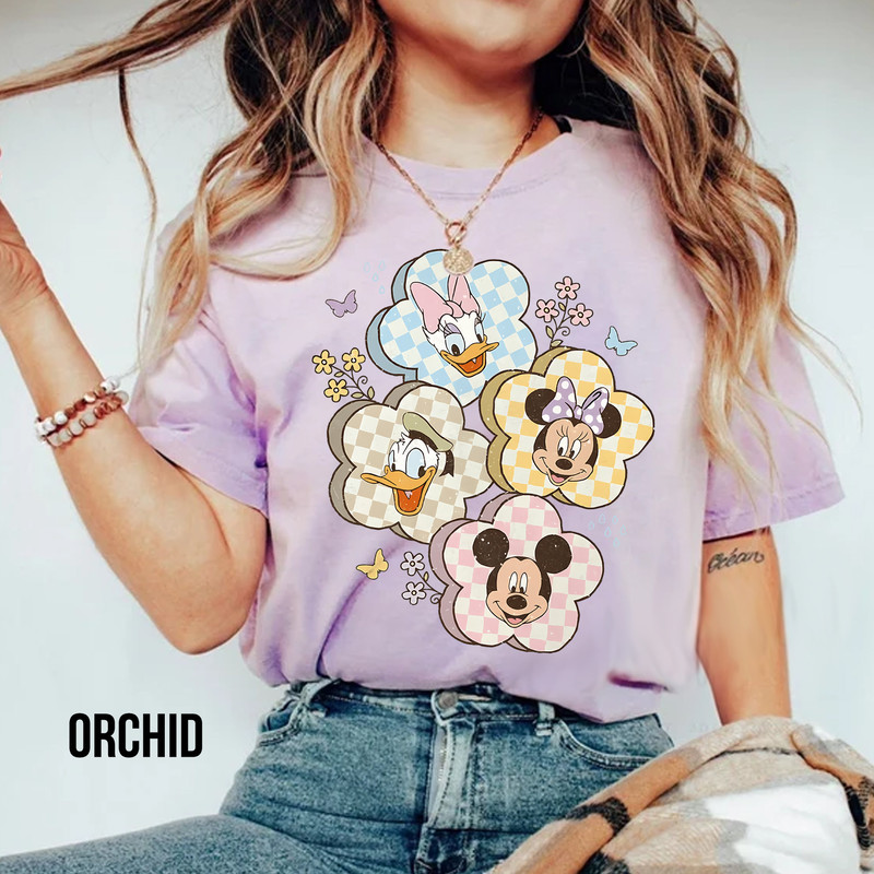 Spring Mouse Friends Comfort Colors Shirt, Mickey Mouse Shirt, Mickey Minnie Donal Daisy Shirts, Disney Matching Tee, Disney Trip Shirt - 2.jpg