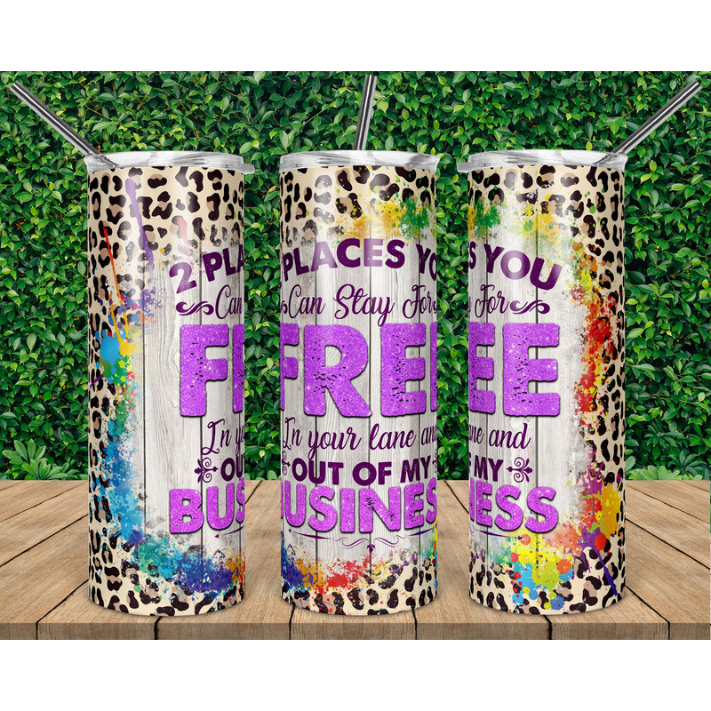 2 Places You Can Stay For Free Tumbler - Tumblers.png