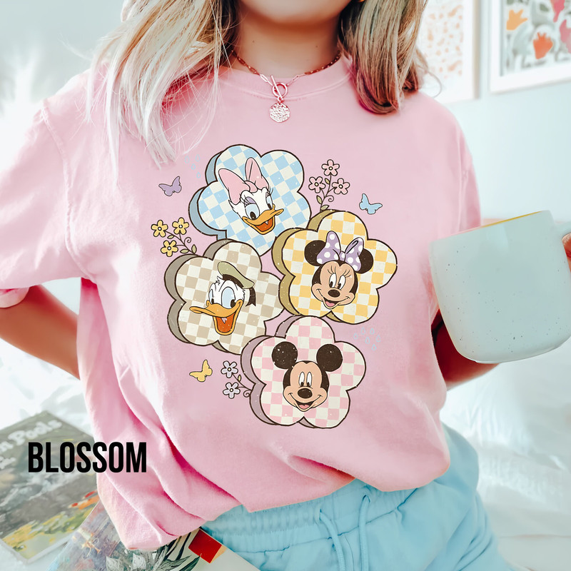 Spring Mouse Friends Comfort Colors Shirt, Mickey Mouse Shirt, Mickey Minnie Donal Daisy Shirts, Disney Matching Tee, Disney Trip Shirt - 3.jpg